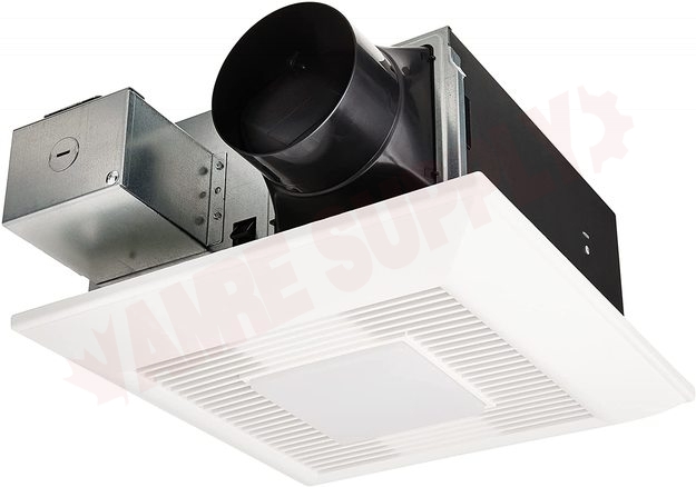 Photo 1 of FV-0511VFL1 : Panasonic WhisperFit DC Retrofit Ventilation Fan with Light, 50, 80,110 CFM,