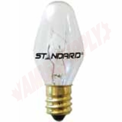 Photo 1 of 50310 : 7W E12 Incandescent Lamp, Clear