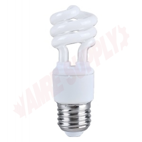 Photo 1 of 62764 : 7W T2 Spiral Compact Fluorescent Lamp, 2700K
