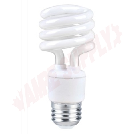 Photo 1 of 61026 : 13W T2 Spiral Compact Fluorescent Lamp, 3500K