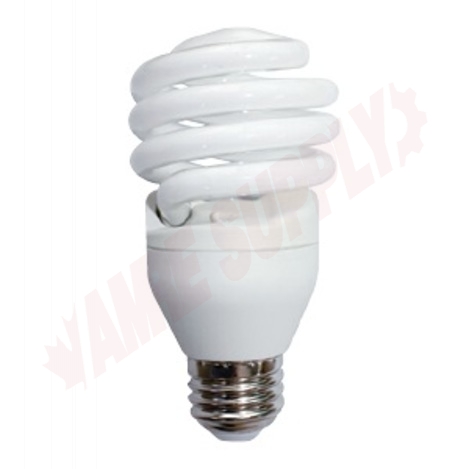 Photo 1 of 62834 : 18W T2 Spiral Compact Fluorescent Lamp, 3500K