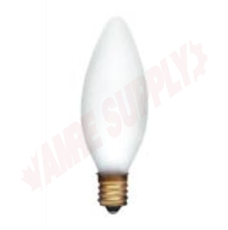 Photo 1 of 50640S : 40W B8 Incandescent Lamp, Frosted