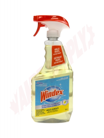 Photo 1 of 81772 : Windex Anti-Bacterial Multi-Surface Cleaner, 765ml, Yellow