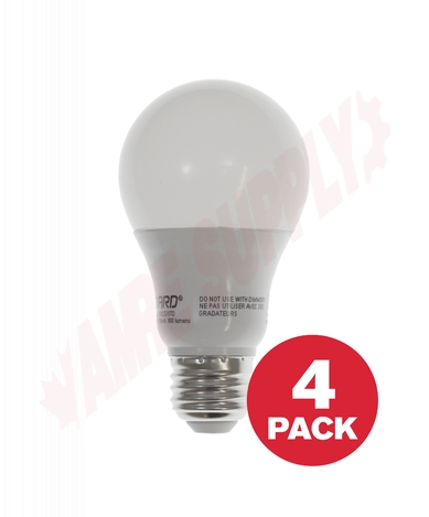 Photo 1 of 68594 : 9.5W A19 LED Lamp, 2700K, 4/Pack