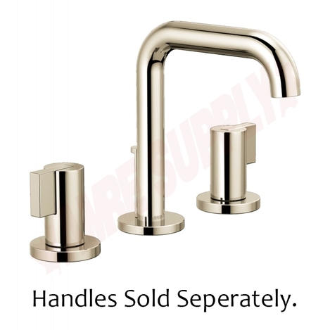 Photo 1 of 65332LF-PNLHP : Brizo LITZE Widespread Lavatory Faucet With High Spout - Less Handles, Polished Nickel