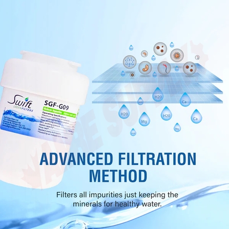Photo 6 of SGF-G9 : Swift Green Filter SGF-G9 VOC Removal Refrigerator Water Filter - Equivalent to GE MWF, EcoAqua EFF-6013A