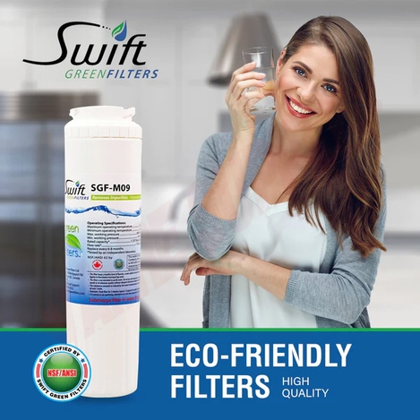 Photo 2 of SGF-M9 : Swift Green Filter SGF-M9 VOC Removal Refrigerator Water Filter - Equivalent to EveryDrop EDR4RXD1, Maytag Ukf8001