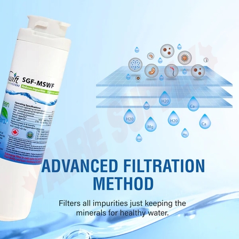 Photo 5 of SGF-MSWF : Swift Green Filter SGF-MSWF VOC Removal Refrigerator Water Filter - Equivalent to GE MSWF, PS1559689