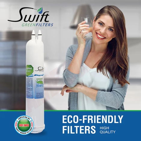 Photo 2 of SGF-W71 : Swift Green Filter SGF-W71 VOC Removal Refrigerator Water Filter - Equivalent to EDR3RXD1, Whirlpool 4396710