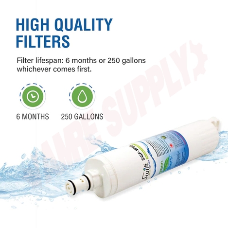 Photo 6 of SGF-W80 : Swift Green Filter SGF-W80 VOC Removal Refrigerator Water Filter - Equivalent to EveryDrop EDR5RXD1, Whirlpool 4396510
