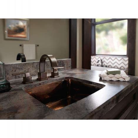 Photo 4 of 3553LF-RB : Delta VERO Two Handle Widespread Lavatory Faucet, Venetian Bronze