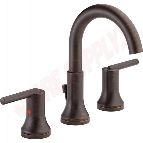 Photo 1 of 3559-RBMPU-DST : Delta TRINSIC Widespread Lavatory Faucet w/ metal pop-up, Venetian Bronze