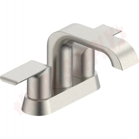 Photo 1 of 2563LF-SS-LPU : Delta KITANO Two Handle Lavatory Faucet - Less Pop-Up, Stainless Steel