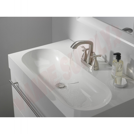 Photo 2 of 257766-SSMPU-DST : Delta STRYKE Centerset Faucet, Stainless Steel
