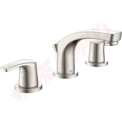 Photo 1 of 3534LF-SS : Delta WYNNE Two Handle Widespread Lavatory Faucet, Stainless Steel