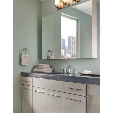 Photo 4 of 3561-MPU-DST : Delta COMPEL Widespread Bath Faucet w/ metal pop-up, Chrome