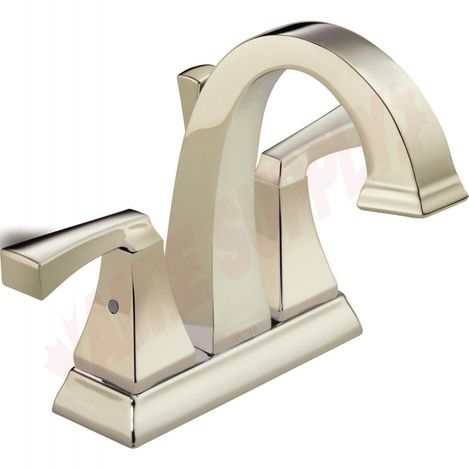 Photo 1 of 2551-PNMPU-DST : Delta DRYDEN Two Handle Centerset Lavatory Faucet, Polished Nickel
