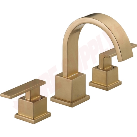 Photo 1 of 3553LF-CZ : Delta VERO Two Handle Widespread Lavatory Faucet, Champagne Bronze