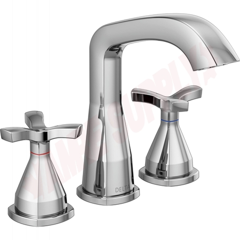 Photo 1 of 357766-MPU-DST : Delta STRYKE Widespread Faucet, Chrome