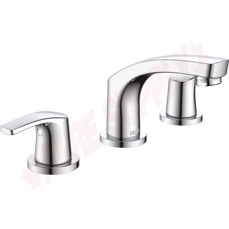 Photo 1 of 3534LF-LPU : Delta WYNNE Two Handle Widespread Lavatory Faucet - Less Pop-Up, Chrome