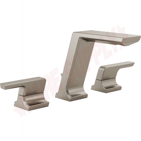 Photo 1 of 3599LF-SS-PR-MPU : Delta PIVOTAL Two-Handle Widespread Lavatory Faucet, Stainless Steel