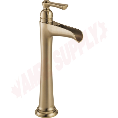 Photo 1 of 65461LF-GL : Brizo ROOK Single Handle Vessel Lavatory Faucet, Brilliance Luxe Gold