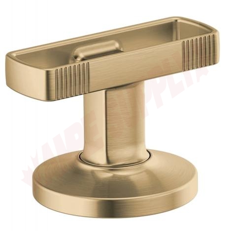 Photo 1 of HK5306-GL : Brizo KINTSU Widespread Lavatory Knob Handles, Brilliance Luxe Gold
