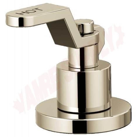 Photo 1 of HL5334-PN-NM : Brizo LITZE Widespread Handle Kit - Industrial Lever, Polished Nickel