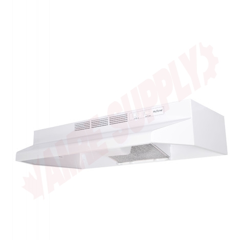 Photo 5 of NU230WW : NuTone® NU2 Series 30-inch Under-Cabinet Range Hood, 210 Max Blower CFM, White