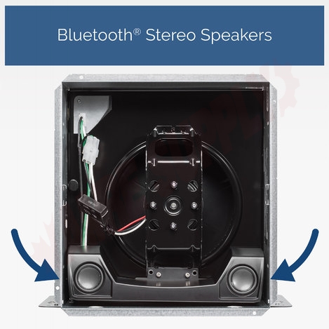 Photo 2 of SPK110 : Broan® Sensonic™ Sensonic Bluetooth Speaker Exhaust Fan, 110 CFM, 1.0 Sones