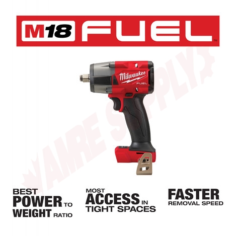 Photo 3 of 2962-20 : Milwaukee M18 FUEL™ 1/2 Mid-Torque Impact Wrench w/ Friction Ring Bare Tool