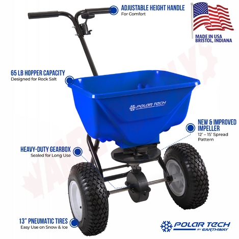 Photo 4 of 90365 : Polartech by Earthway Pro Broadcast Spreader, 150lb Capacity