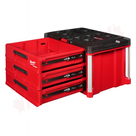Photo 4 of 48-22-8443 : Milwaukee PACKOUT™ 3-Drawer Tool Box