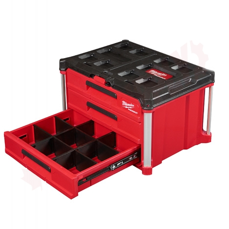 Photo 6 of 48-22-8443 : Milwaukee PACKOUT™ 3-Drawer Tool Box