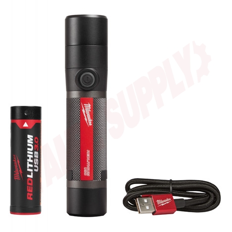 Photo 1 of 2160-21 : Milwaukee USB Rechargeable 800L Compact Flashlight