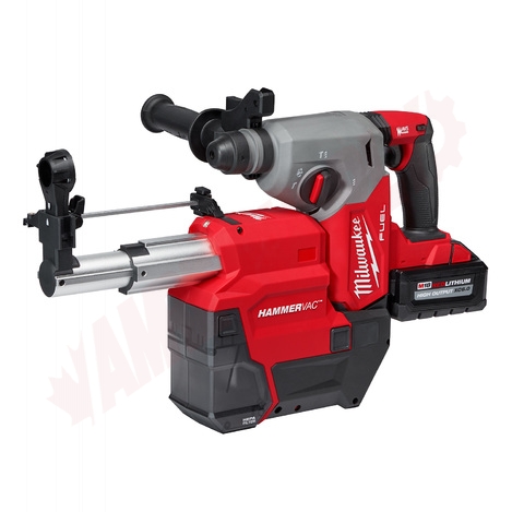 Photo 3 of 2912-22DE : Milwaukee M18 FUEL™ 1” SDS Plus Rotary Hammer w/ Dust Extractor Kit