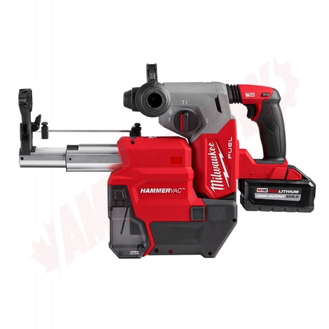 Photo 4 of 2912-22DE : Milwaukee M18 FUEL™ 1” SDS Plus Rotary Hammer w/ Dust Extractor Kit