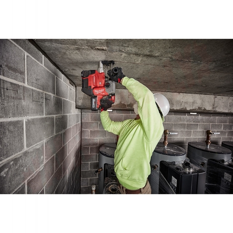 Photo 8 of 2912-22DE : Milwaukee M18 FUEL™ 1” SDS Plus Rotary Hammer w/ Dust Extractor Kit