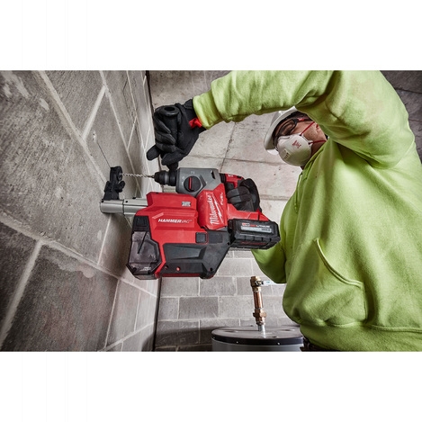 Photo 9 of 2912-22DE : Milwaukee M18 FUEL™ 1” SDS Plus Rotary Hammer w/ Dust Extractor Kit