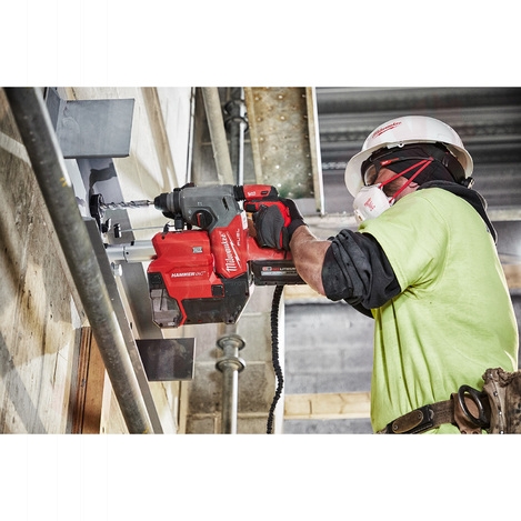 Photo 10 of 2912-22DE : Milwaukee M18 FUEL™ 1” SDS Plus Rotary Hammer w/ Dust Extractor Kit
