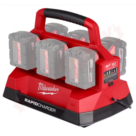 Photo 6 of 48-59-1809 : Milwaukee M18™ PACKOUT™ Six Bay Rapid Charger