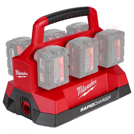 Photo 7 of 48-59-1809 : Milwaukee M18™ PACKOUT™ Six Bay Rapid Charger