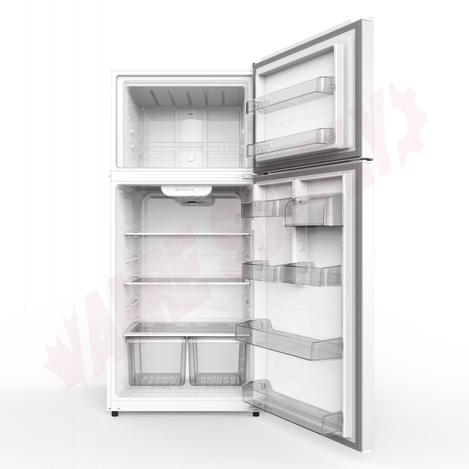 Photo 3 of MTE18HTKRWW : GE Moffat 18 cu. ft. Top Freezer Refrigerator, White