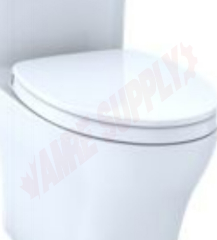 Photo 2 of MS646124CEMFGN#01 : Toto Aquia One-Piece Elongated Toilet, Cotton White, with Seat