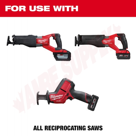 Photo 5 of 48-00-5711 : Milwaukee 5-Pack The WRECKER™ Multi-Material Sawzell Blade,12 7/11TPI