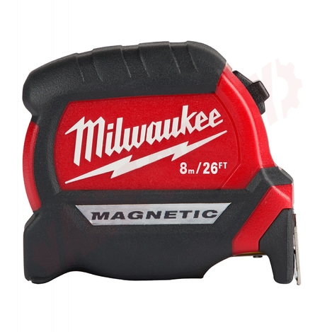 Photo 2 of 48-22-0326 : Milwaukee 8m/26ft Compact Wide Blade Magnetic Tape Measure