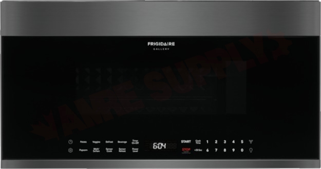 Photo 3 of FGBM19WNVD : Frigidaire Gallery 1.9 cu. ft. Over-The-Range Microwave, Black Stainless
