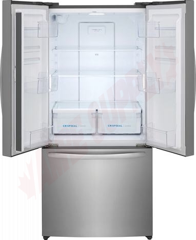 Photo 3 of FRFG1723AV : Frigidaire 17.6 Cu. Ft. Counter-Depth French Door Refrigerator, Stainless Steel