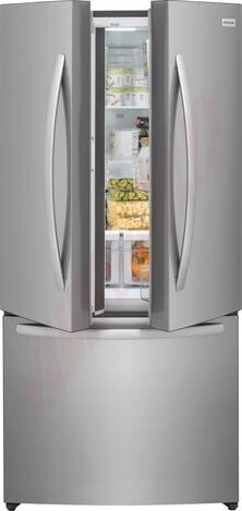 Photo 5 of FRFG1723AV : Frigidaire 17.6 Cu. Ft. Counter-Depth French Door Refrigerator, Stainless Steel
