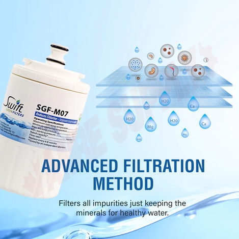 Photo 6 of SGF-M07 : Swift Green Filter SGF-M07 VOC Removal Refrigerator Water Filter, Equivalent to Everydrop EDR7D1, Maytag UKF7002